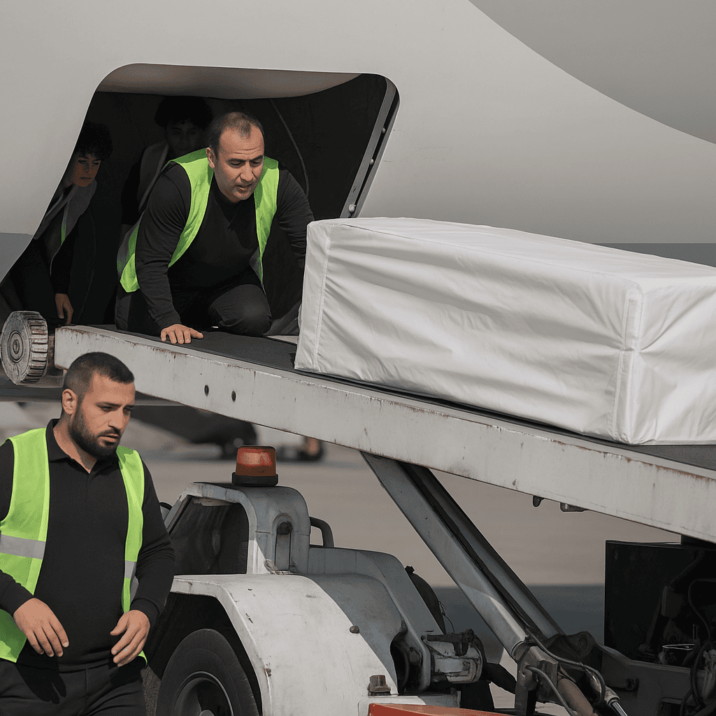 Dead body ambulance transport services by road and air with trained staff and cargo support