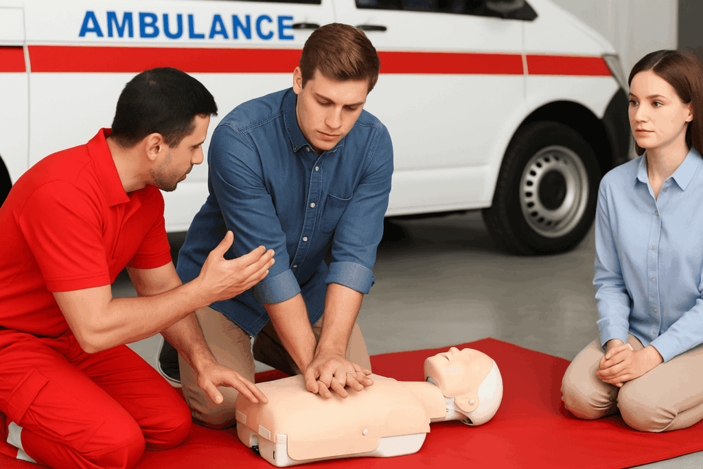 savelife training programs teaching first aid to school and corporate participants