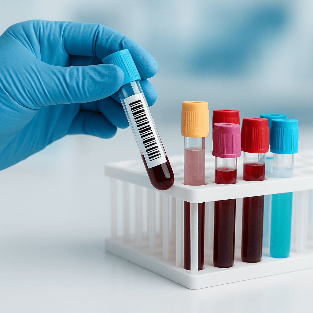 Diagnostic services with home sample collection and testing equipment