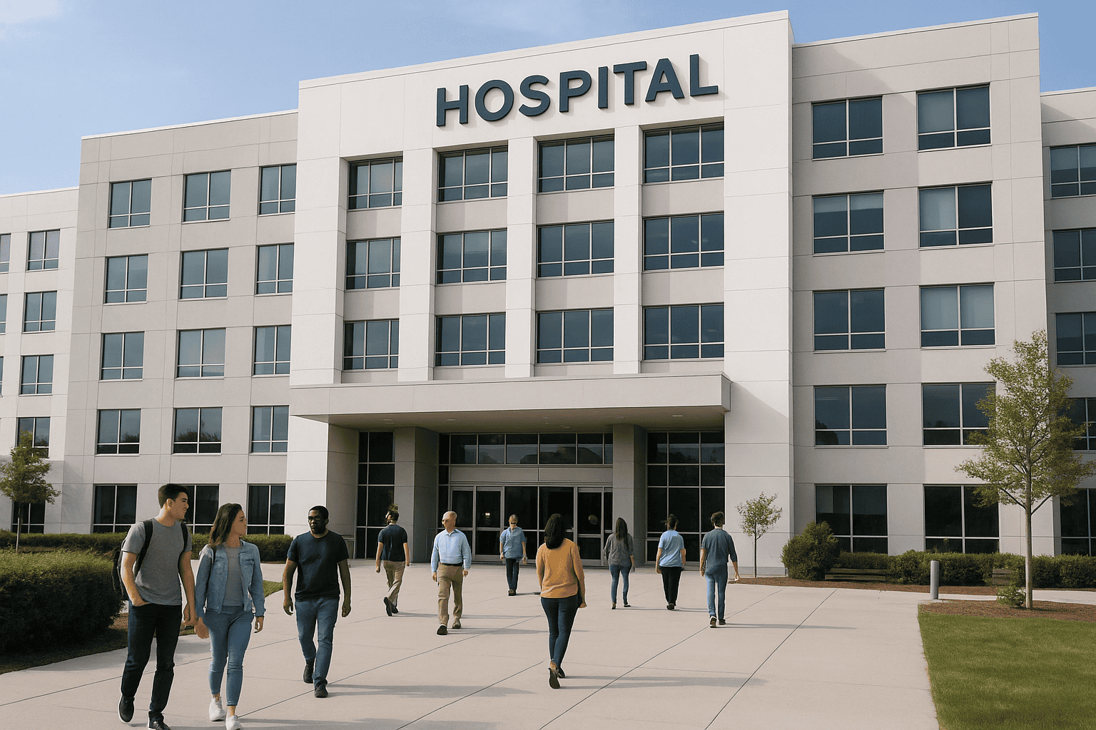 Connected hospital networks offering 24x7 patient care and emergency services