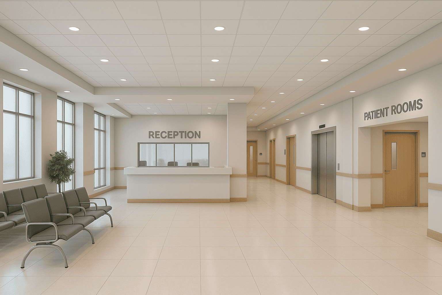 Connected hospital networks offering 24x7 patient care and emergency services