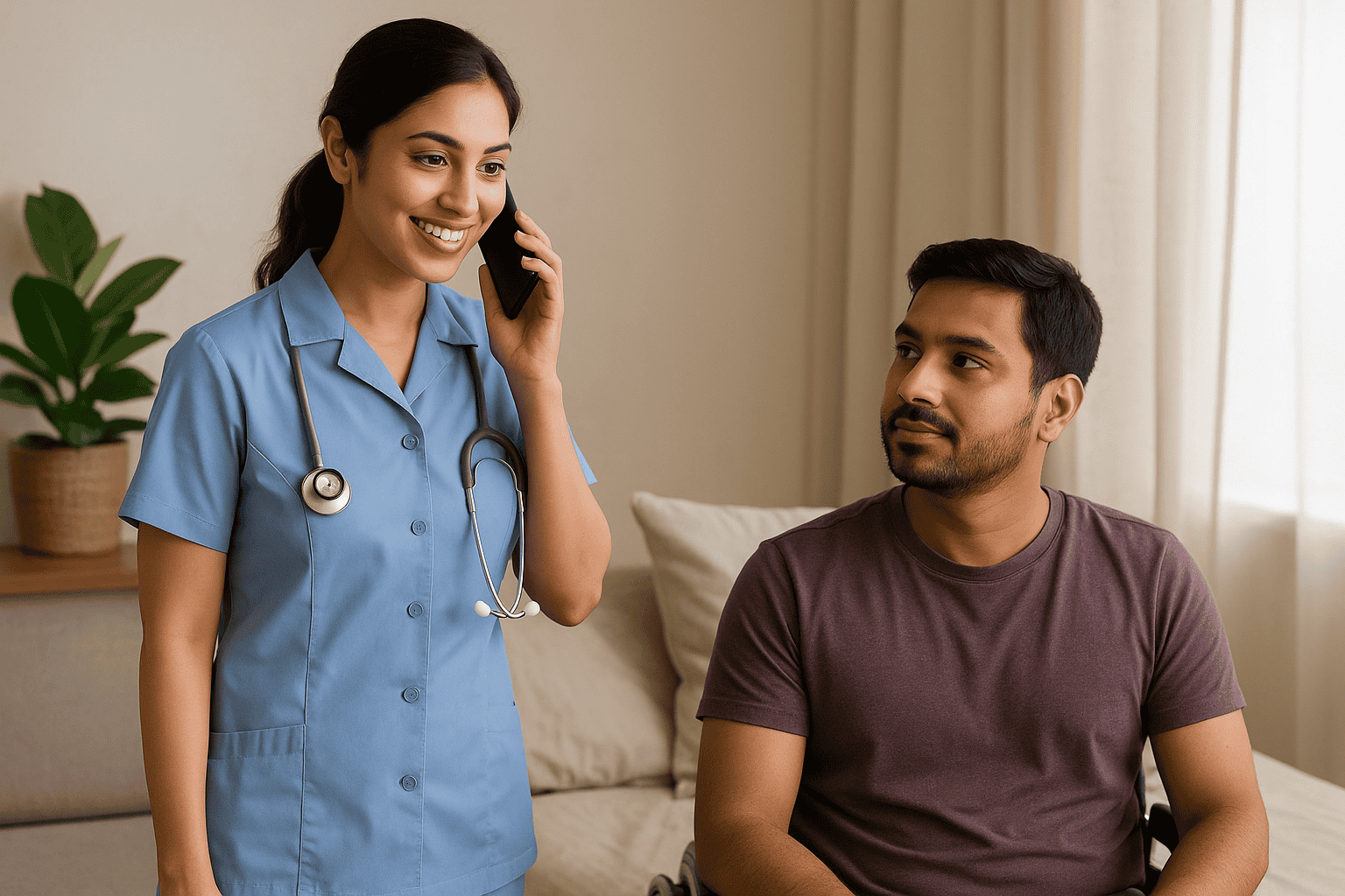 Health care doctor providing medical consultation to patient at clinic