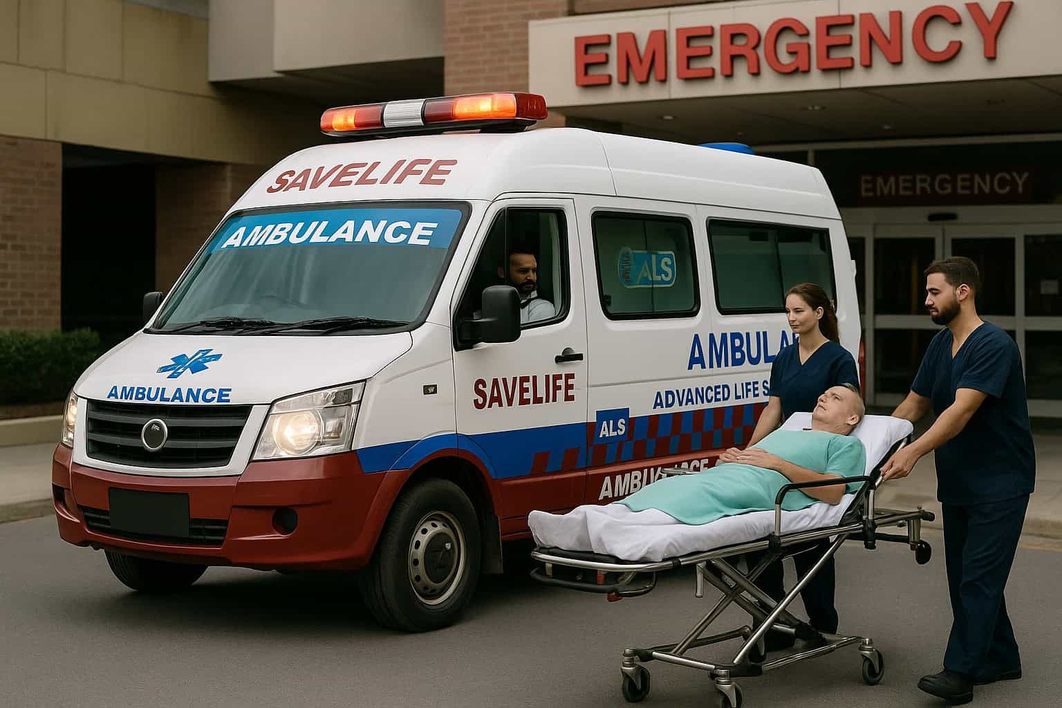 Rapid Response ALS Ambulance Standby Service by Savelife Ambulance Team